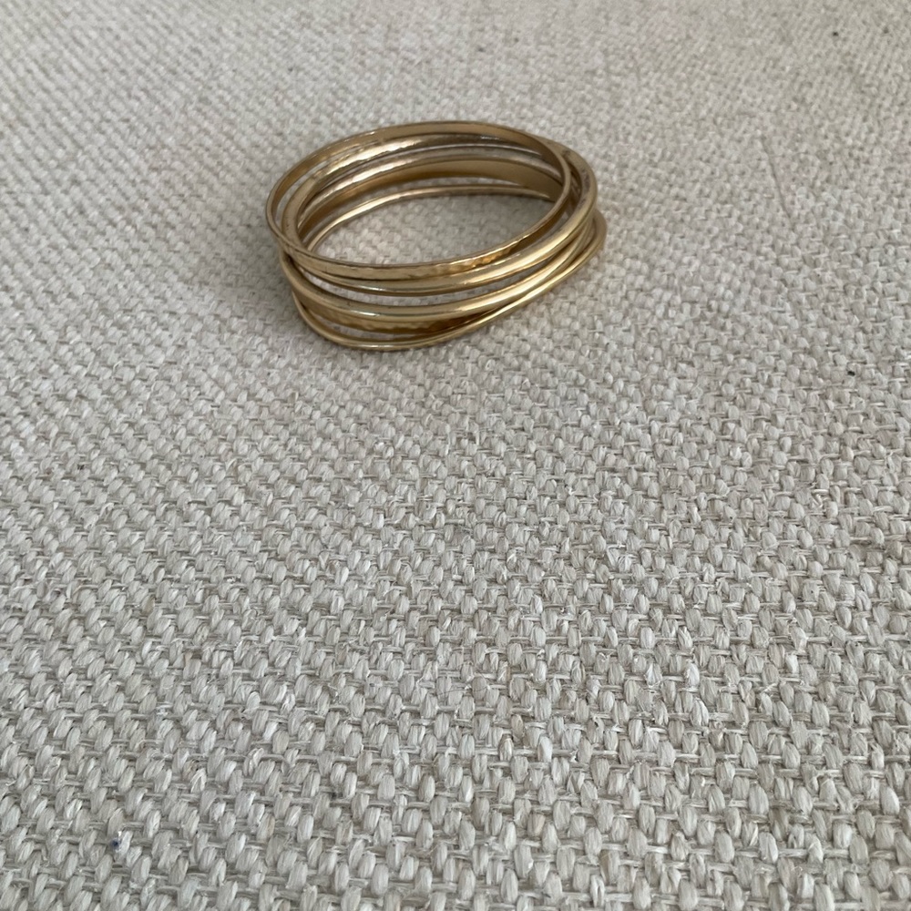 Gold bangles - Picture 2 of 3